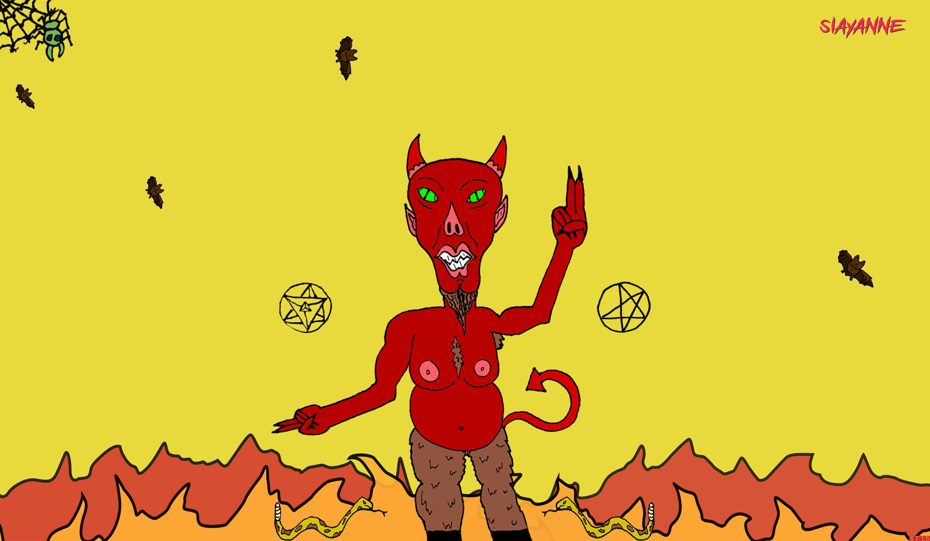 Screenshot of the slayanne.com website.